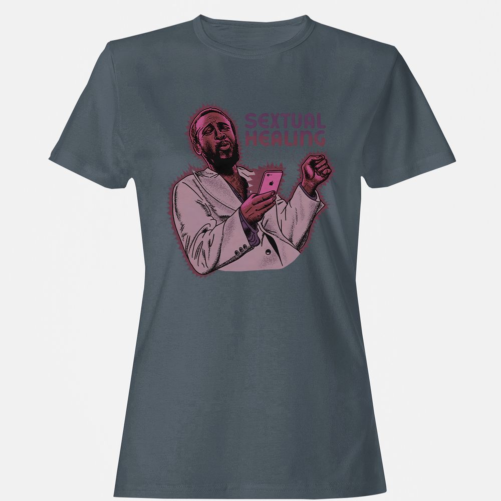 Women's T-Shirt - ELVJAS2D - Charcoal - 3