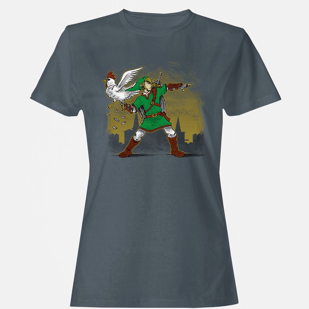 Women's T-Shirt - Q82JNNYQ - Charcoal - 3