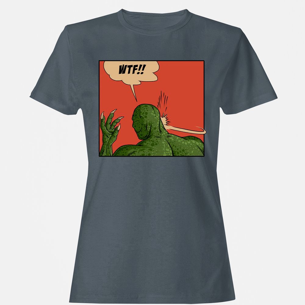 Women's T-Shirt - WTF3ML1K - Charcoal - 3