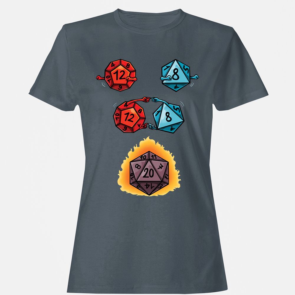 Women's T-Shirt - BS7XQ86N - Charcoal - 3