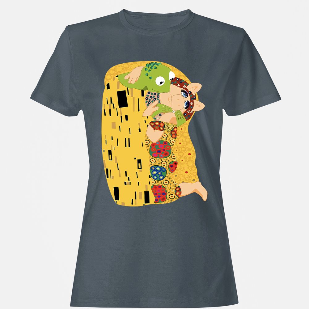 Women's T-Shirt - H7SUKVDN - Charcoal - 3