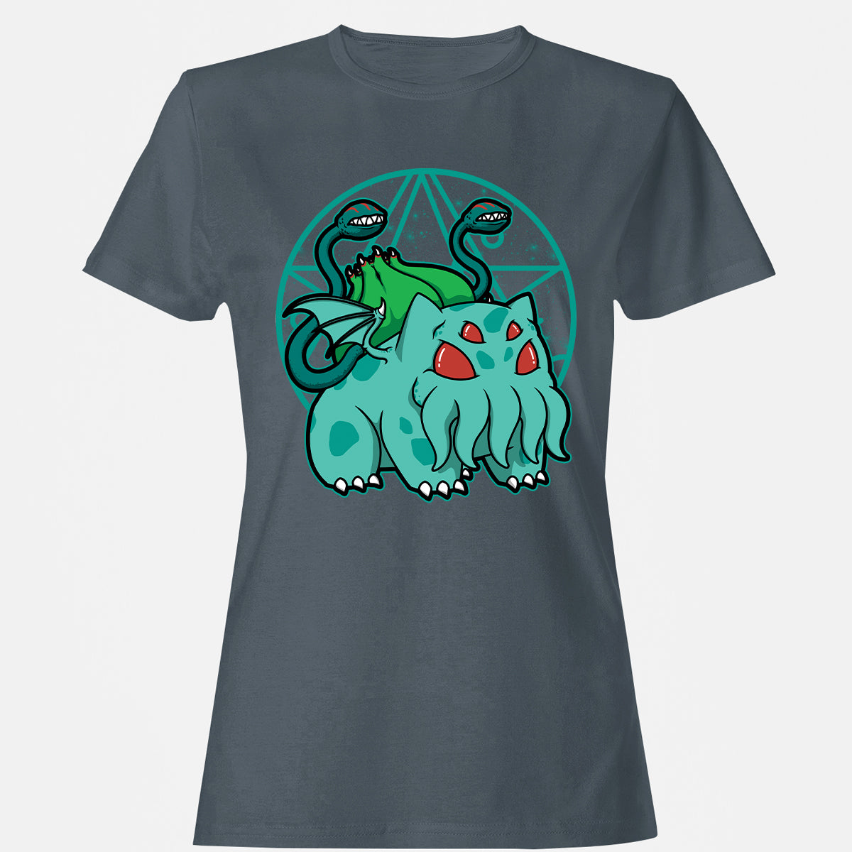 Women's T-Shirt - 3KDT9EDN - Charcoal - 3