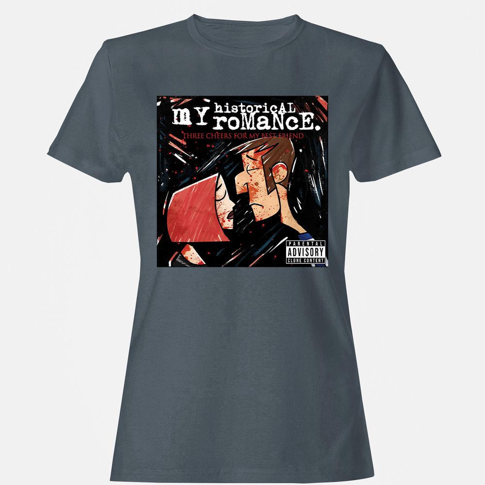 Women's T-Shirt - V9F8BXUR - Charcoal - 3
