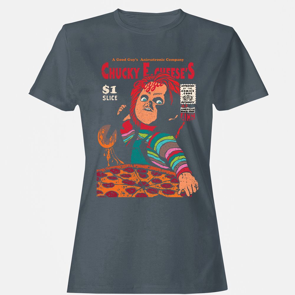 Women's T-Shirt - 86U3BMKD - Charcoal - 3