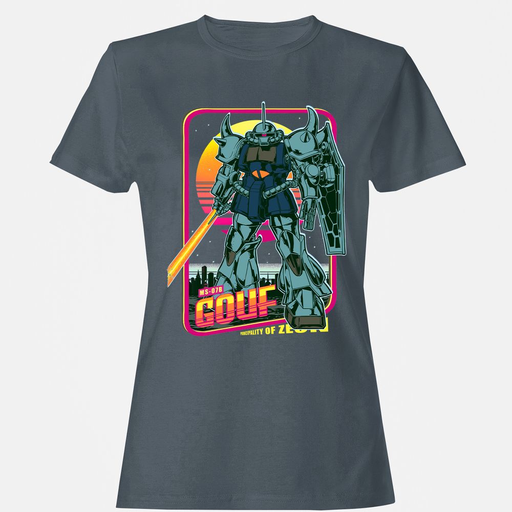 Women's T-Shirt - 9DE5NUQ8 - Charcoal - 3
