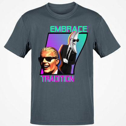Classic Unisex T-Shirt - MTHSYRHG - Charcoal - 3