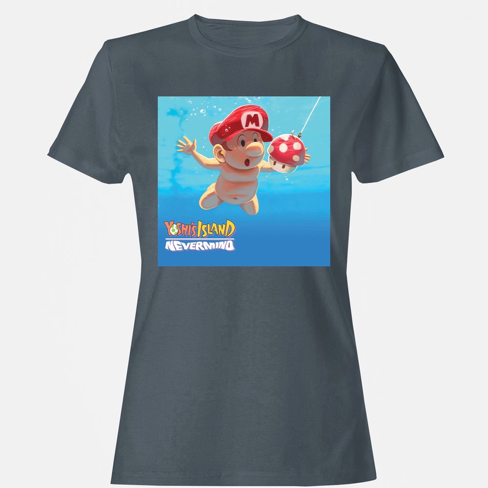 Women's T-Shirt - JAF65HD9 - Charcoal - 3