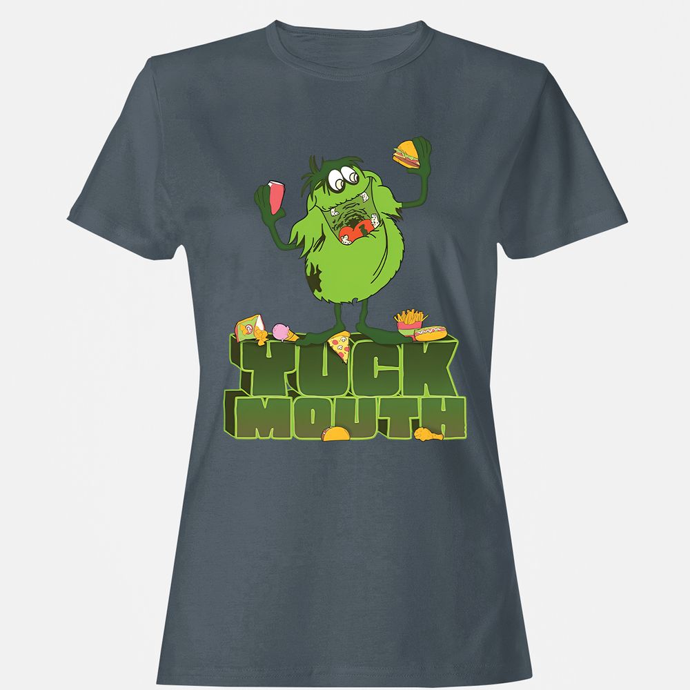 Women's T-Shirt - 1T8X9EE5 - Charcoal - 3