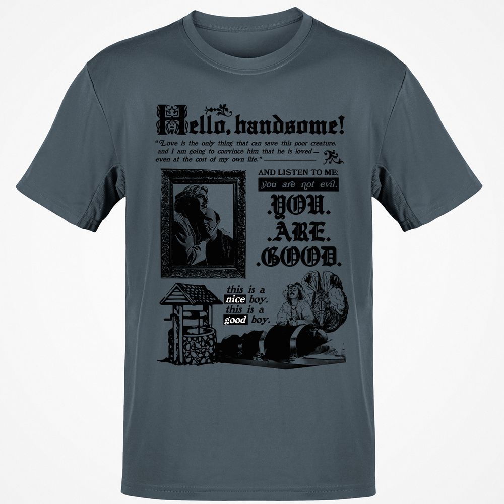 Classic Unisex T-Shirt - K5G5XZBJ - Charcoal - 3