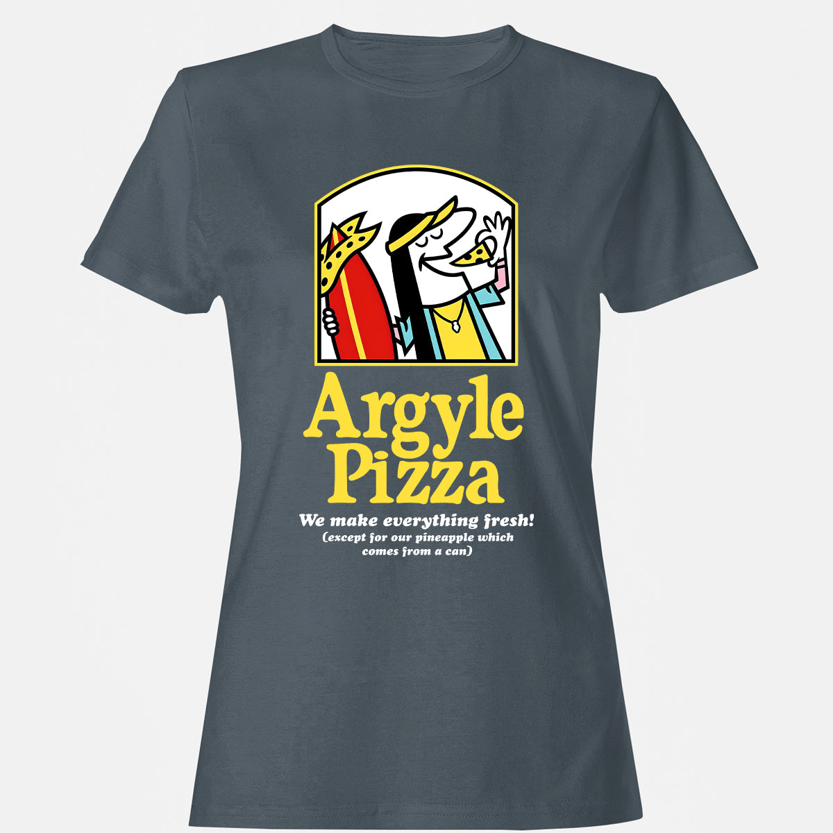 Women's T-Shirt - U27QBCG4 - Charcoal - 3