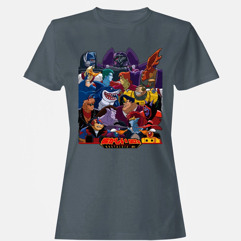 Women's T-Shirt - 9S3CW4Q4 - Charcoal - 3