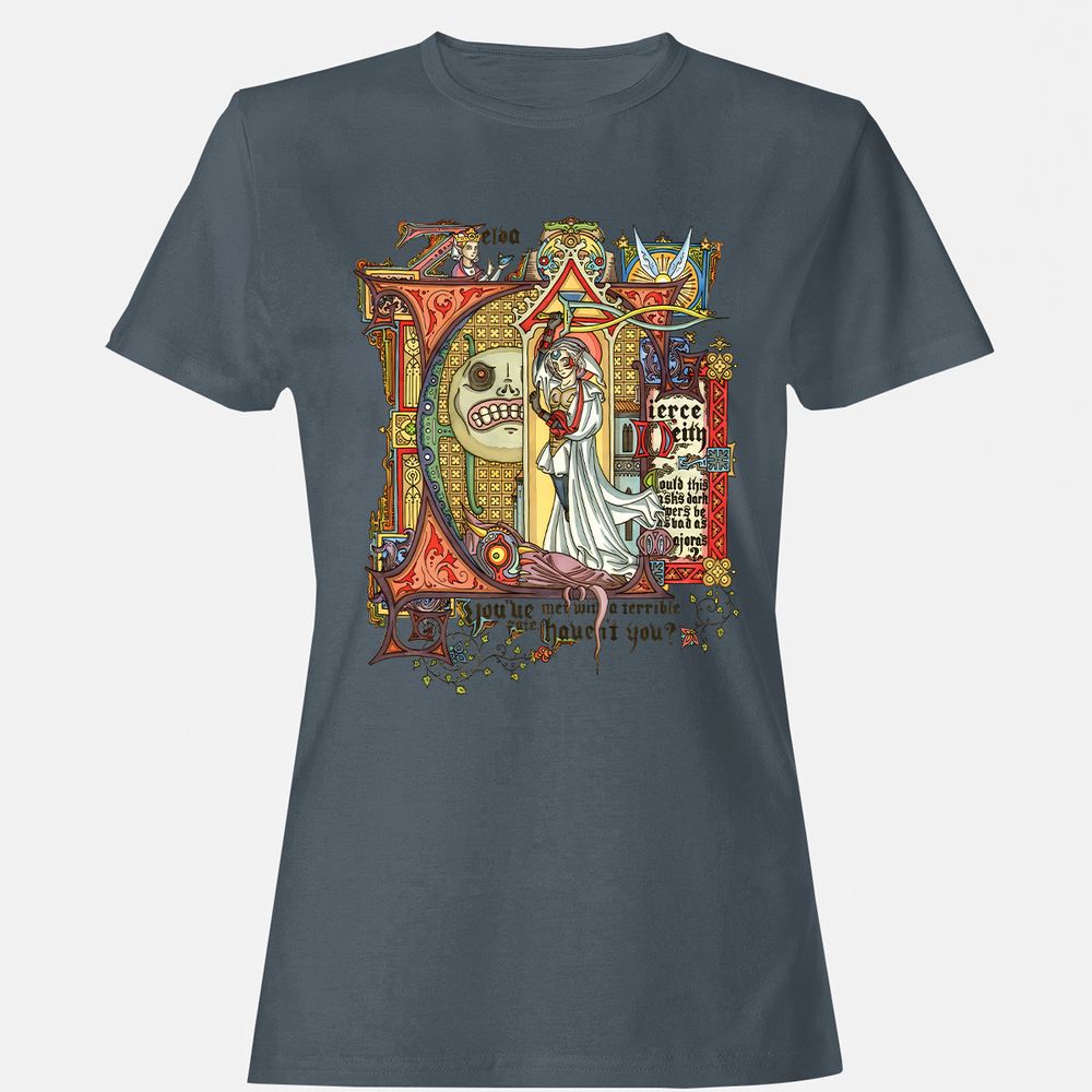 Women's T-Shirt - PF1XXYJT - Charcoal - 3