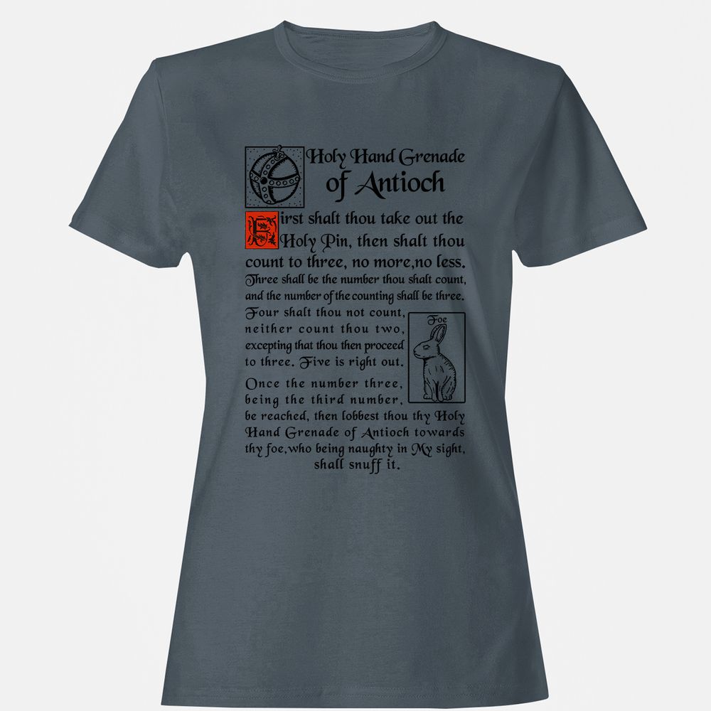 Women's T-Shirt - GAB1VXFU - Charcoal - 3