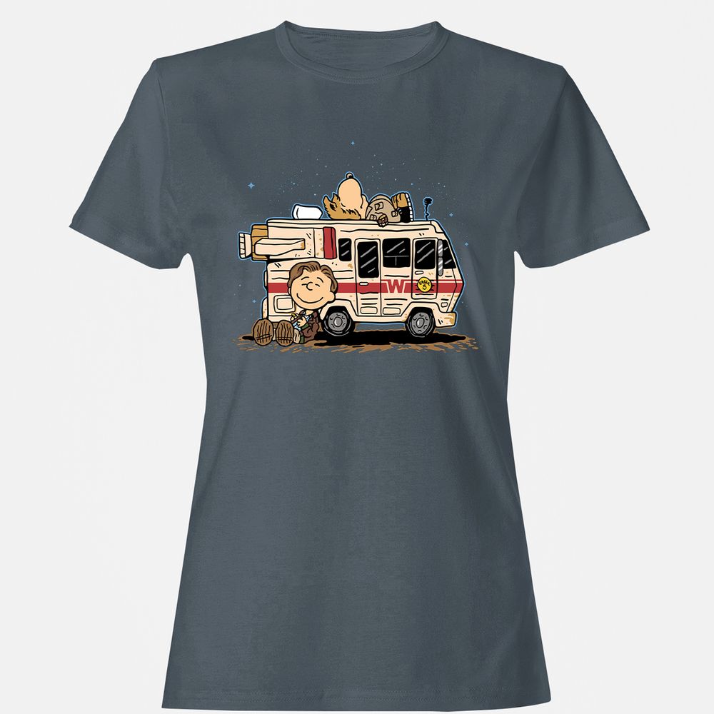 Women's T-Shirt - 9EP1QK2M - Charcoal - 3