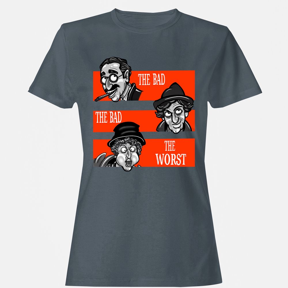 Women's T-Shirt - 9XUTSXMK - Charcoal - 3