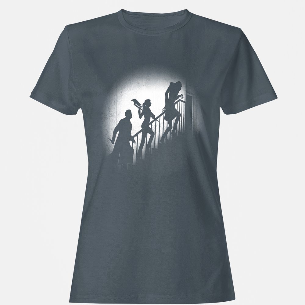 Women's T-Shirt - JA7H4MUD - Charcoal - 3