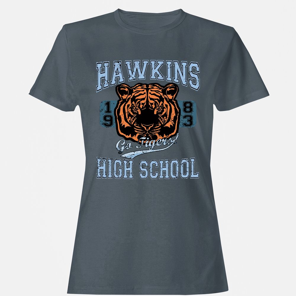 Women's T-Shirt - DHZ1YWFQ - Charcoal - 3