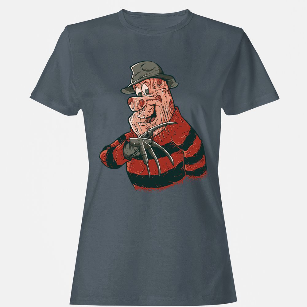 Women's T-Shirt - 122DQ48R - Charcoal - 3