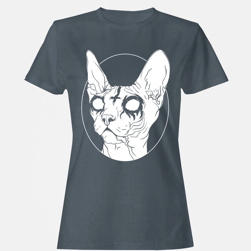 Women's T-Shirt - 3GS7LQTK - Charcoal - 3