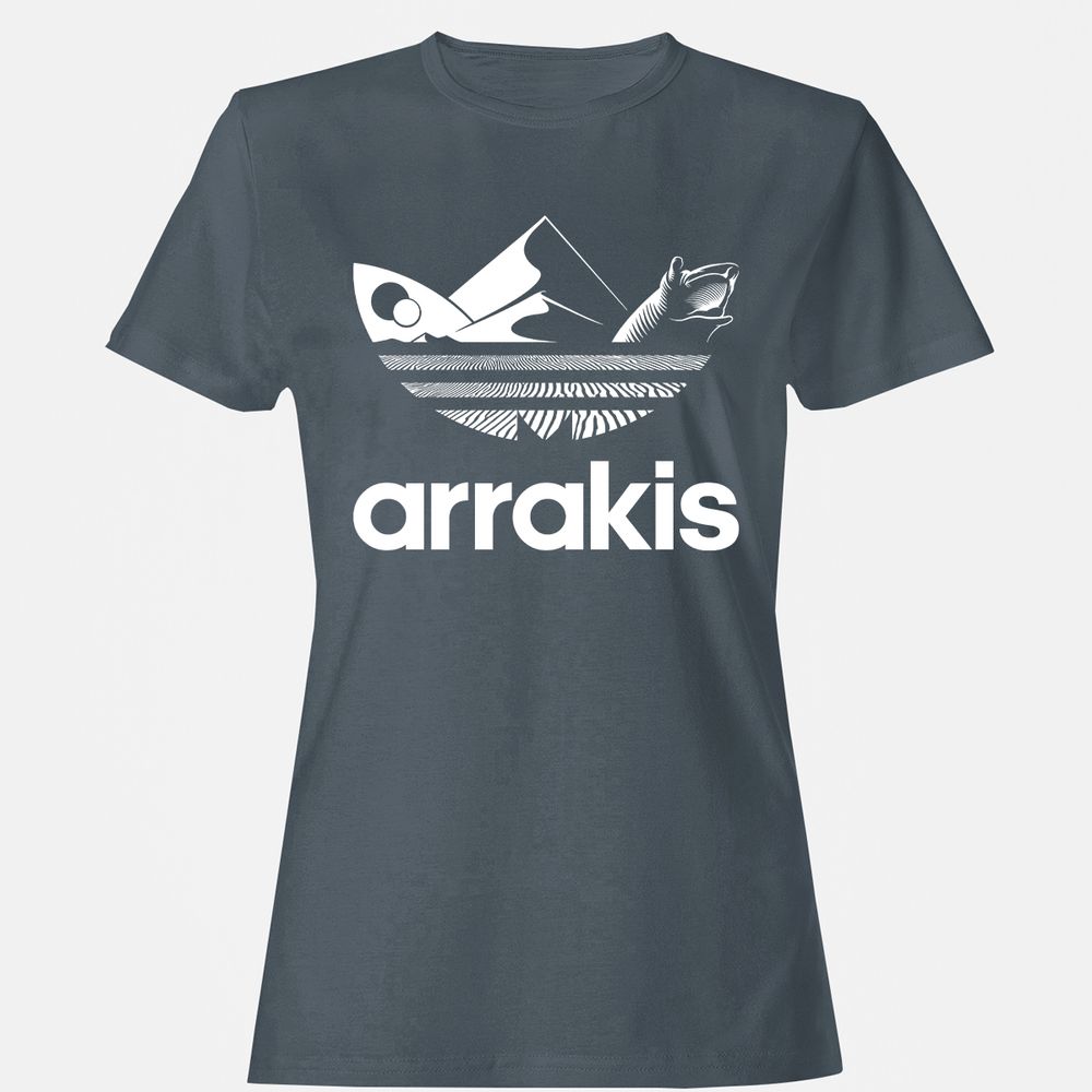 Women's T-Shirt - EDQPJUFN - Charcoal - 3