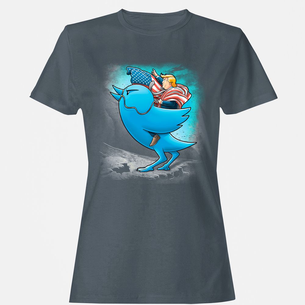 Women's T-Shirt - 8C8XX3AU - Charcoal - 3