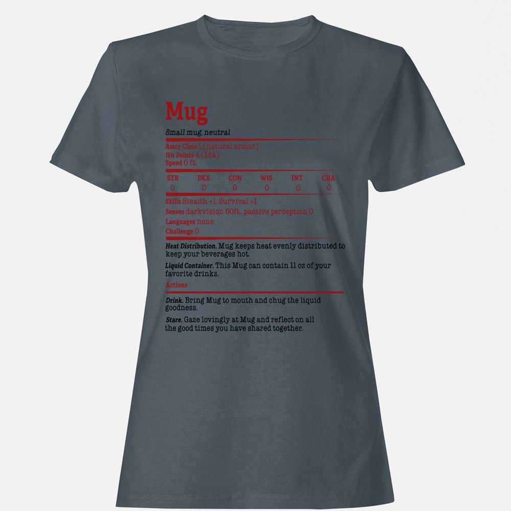 Women's T-Shirt - CH45TC35 - Charcoal - 3