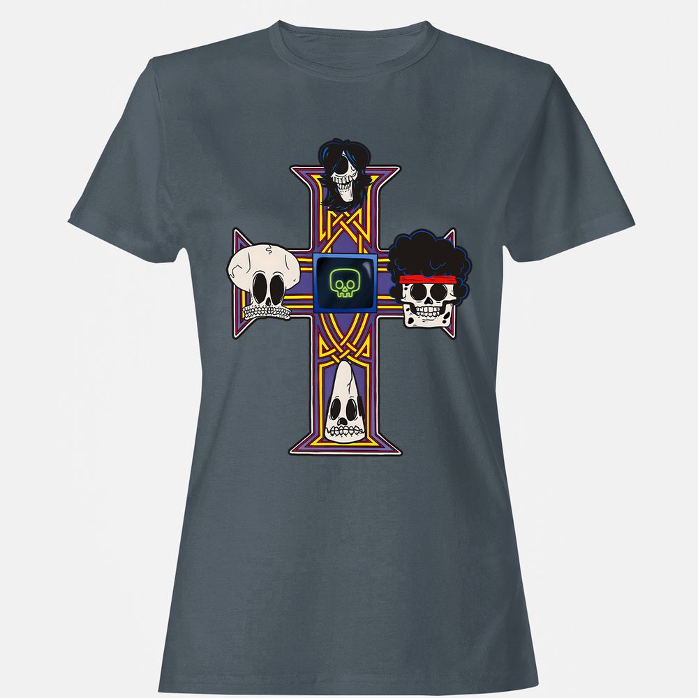 Women's T-Shirt - XS8XZQR2 - Charcoal - 3