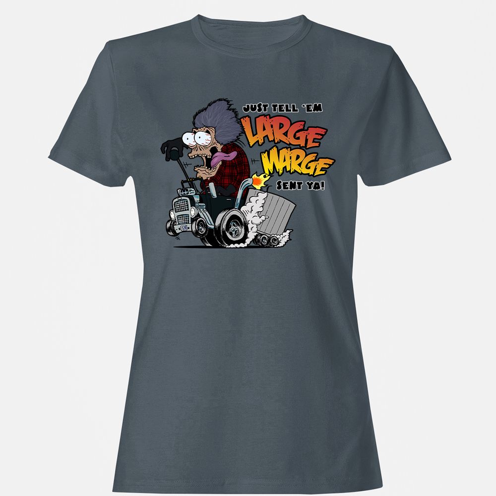 Women's T-Shirt - YK9JNHU8 - Charcoal - 3
