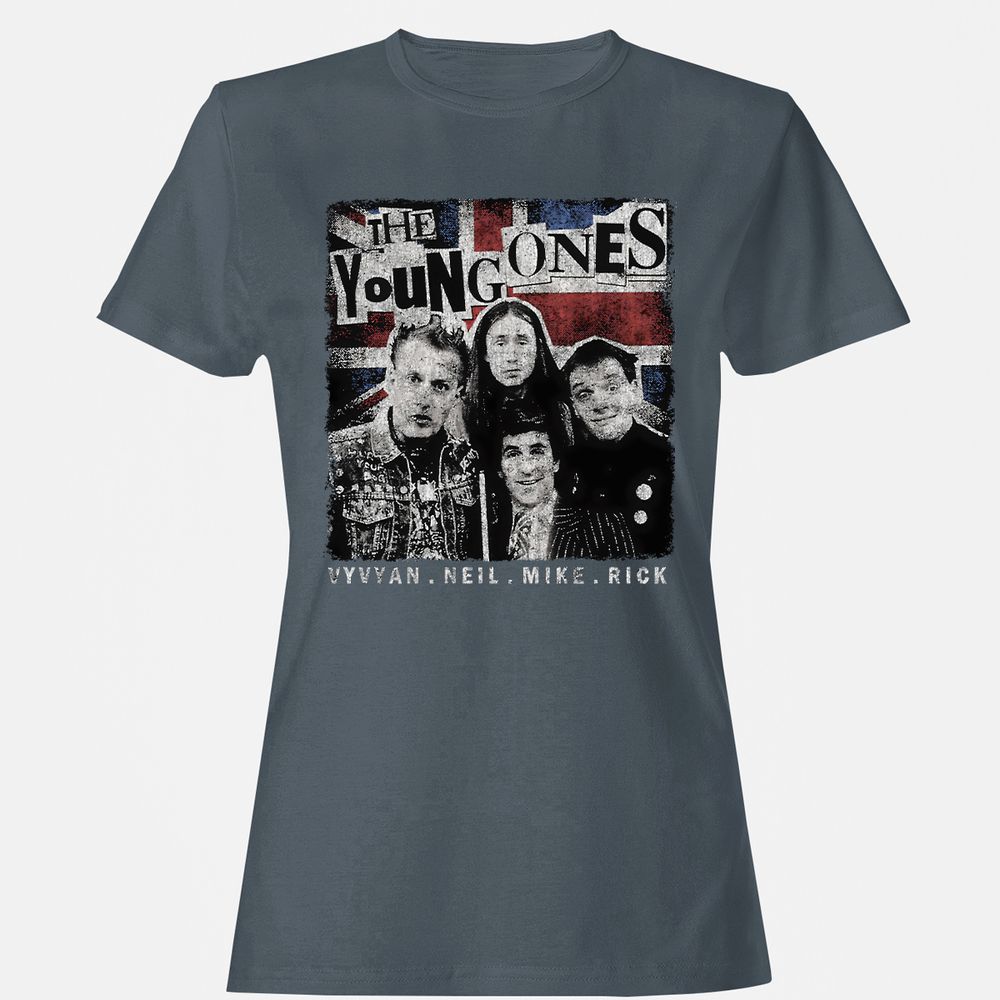 Women's T-Shirt - PN7DXL6Q - Charcoal - 3