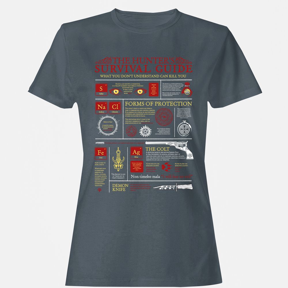Women's T-Shirt - S821BWB8 - Charcoal - 3
