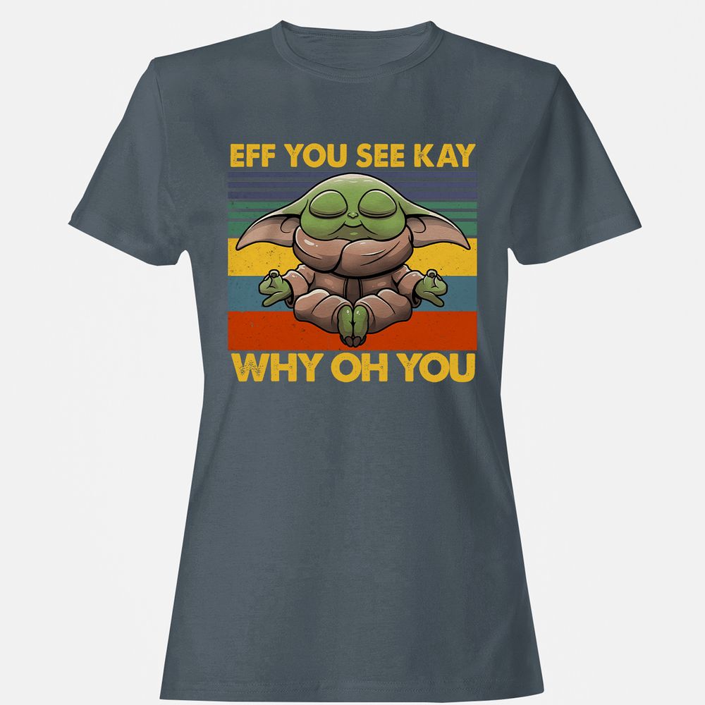 Women's T-Shirt - Y5F8AJ7P - Charcoal - 3
