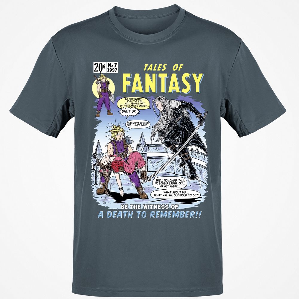 Classic Unisex T-Shirt - UZGCZSVW - Charcoal - 3
