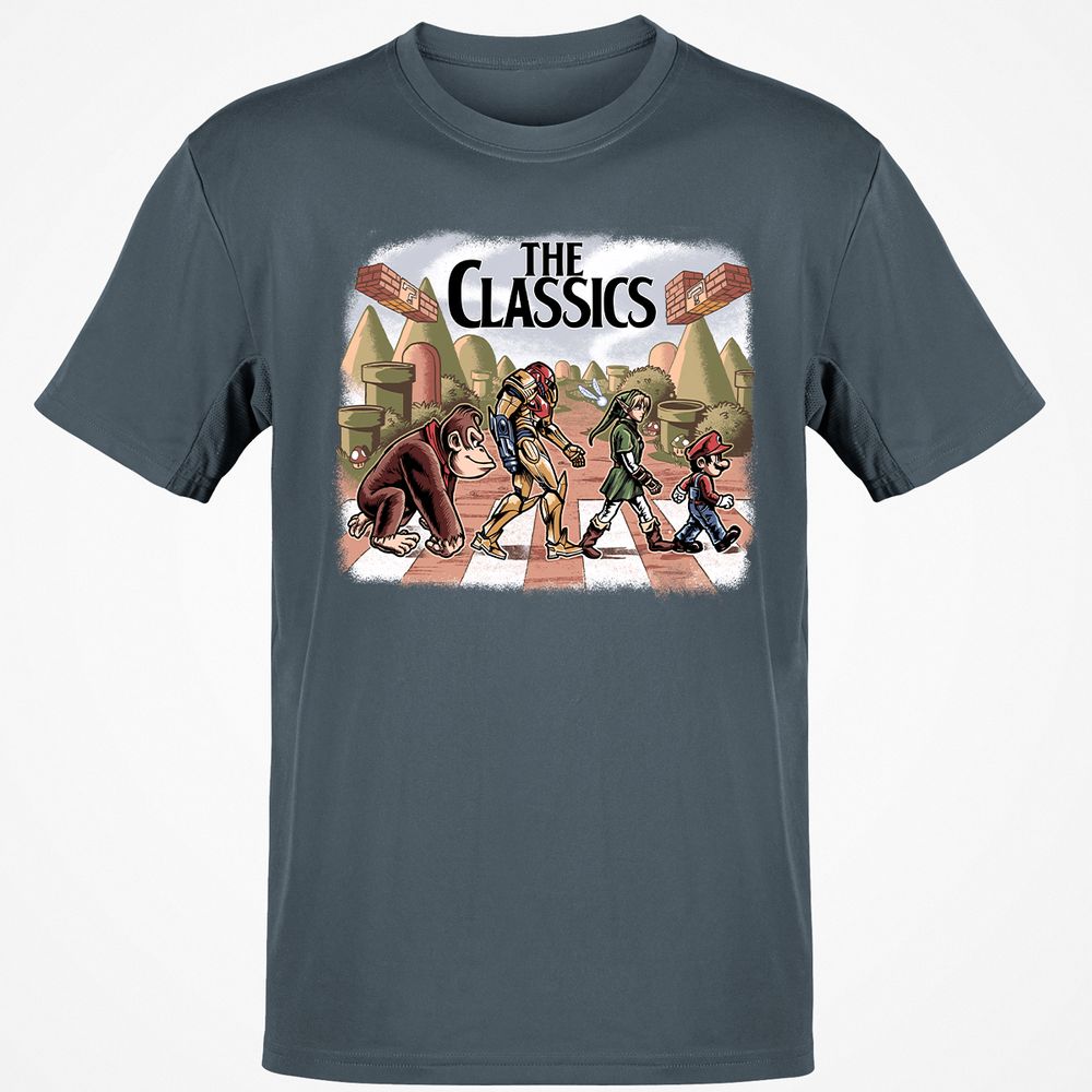 Classic Unisex T-Shirt - 5NL1ZA7N - Charcoal - 3