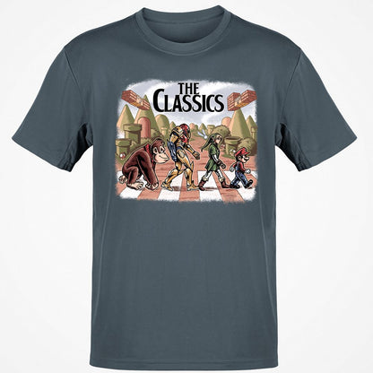 Classic Unisex T-Shirt - 5NL1ZA7N - Charcoal - 3