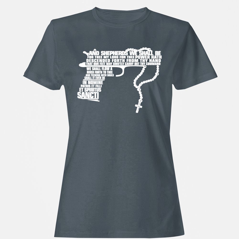 Women's T-Shirt - N7Z9SMMJ - Charcoal - 3
