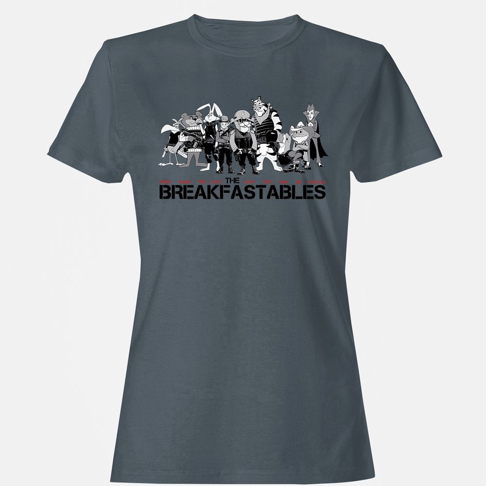 Women's T-Shirt - 5BD7Y4CT - Charcoal - 3