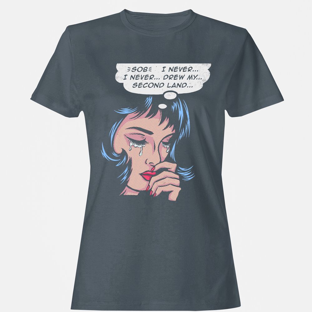Women's T-Shirt - ZZ5J7JJE - Charcoal - 3