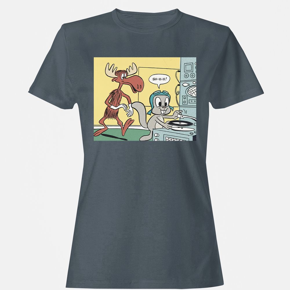 Women's T-Shirt - RNZFHAKQ - Charcoal - 3
