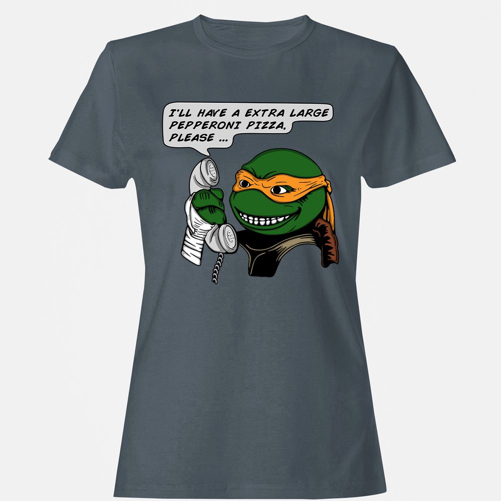 Women's T-Shirt - 2N8BSKQ4 - Charcoal - 3