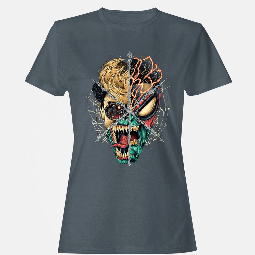 Women's T-Shirt - NJ49C2U6 - Charcoal - 3