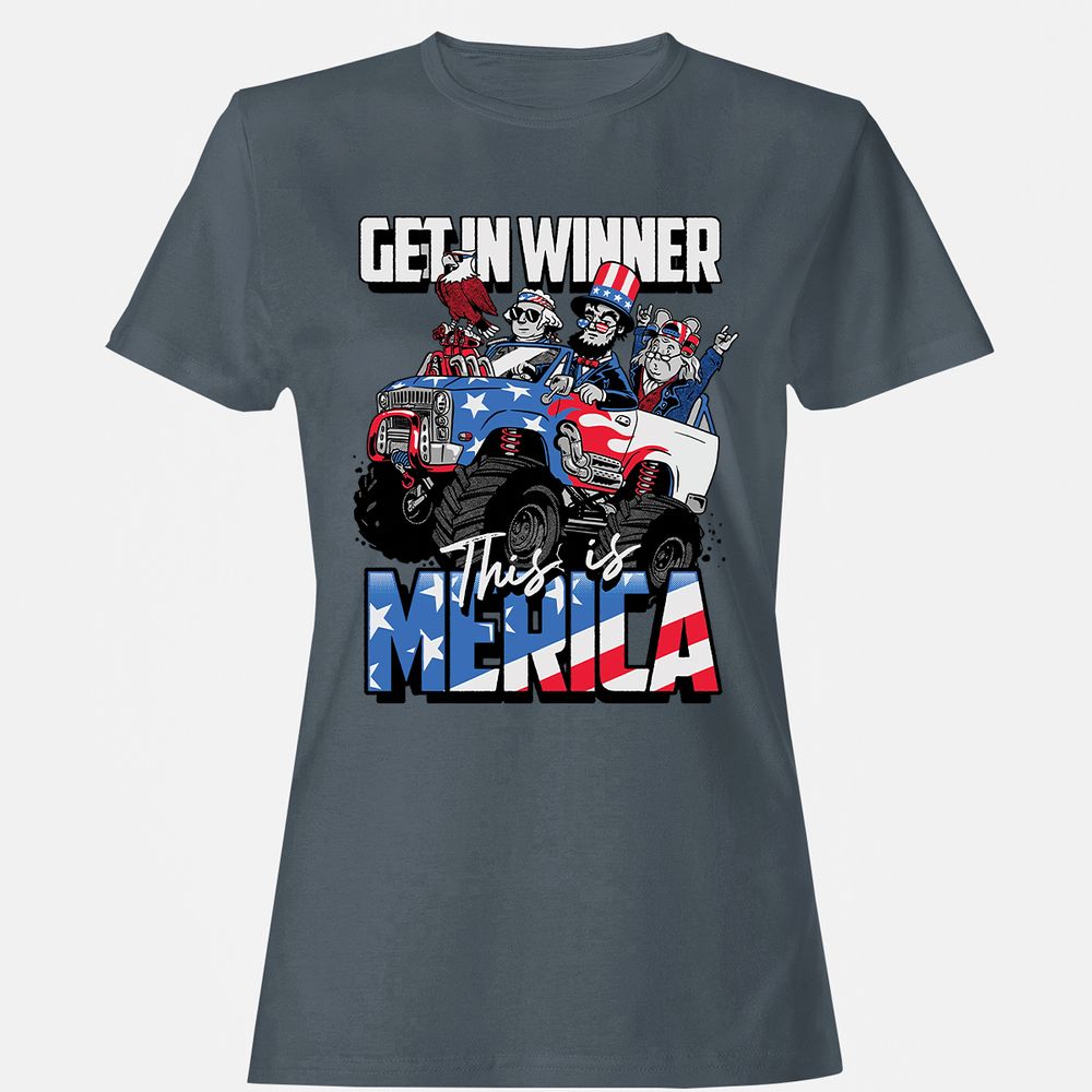Women's T-Shirt - 8DZBFXCS - Charcoal - 3