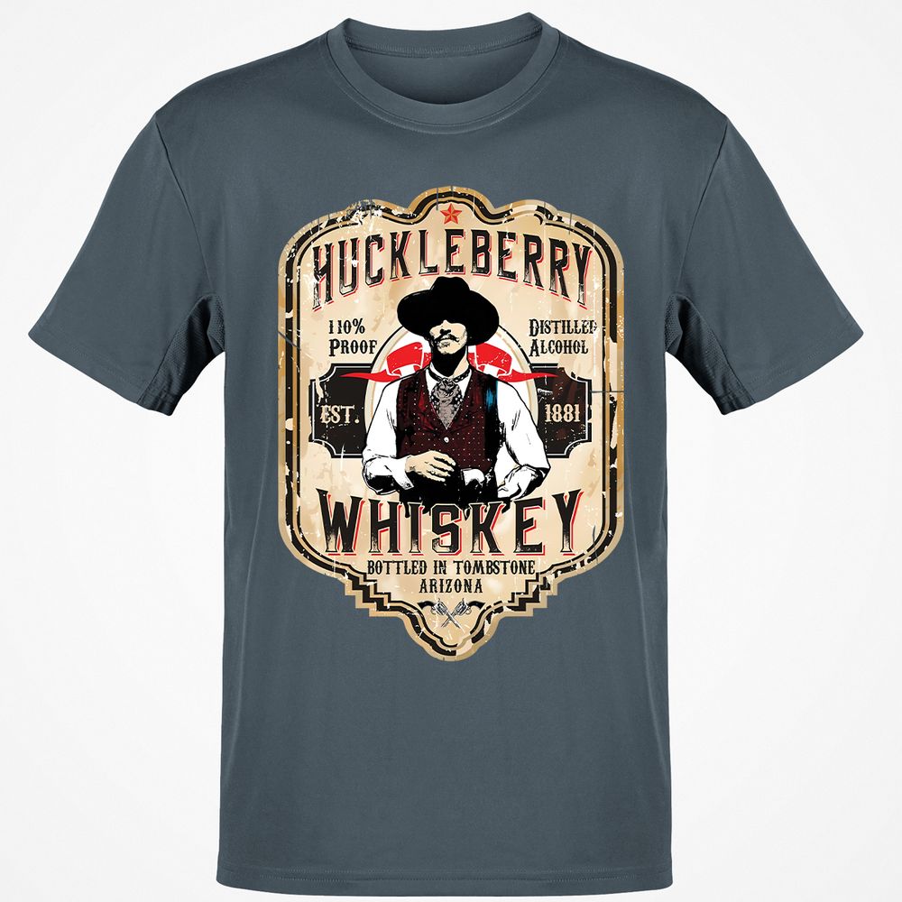 Huckleberry Whiskey Label - Charcoal - 3