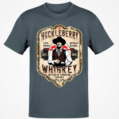 Huckleberry Whiskey Label - Charcoal - 3