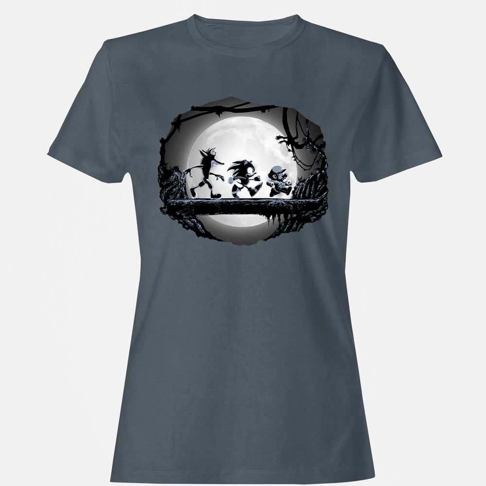 Women's T-Shirt - QE31LUGU - Charcoal - 3