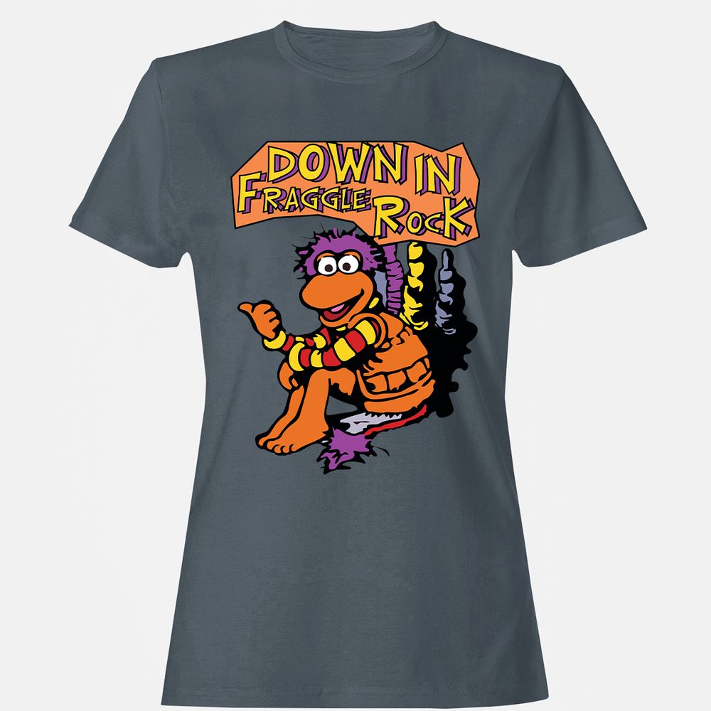 Women's T-Shirt - L9TAVFBU - Charcoal - 3