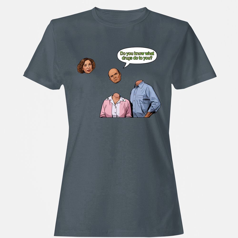 Women's T-Shirt - WXUVDC5T - Charcoal - 3