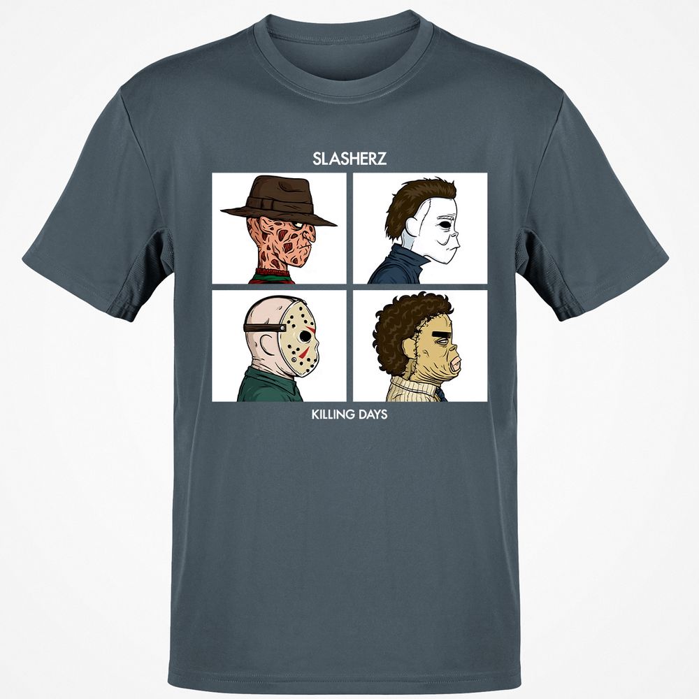 Classic Unisex T-Shirt - LE5F8AWK - Charcoal - 3