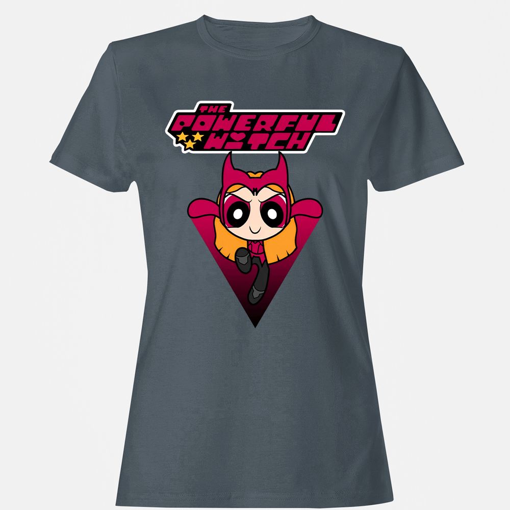 Women's T-Shirt - HN98M8SV - Charcoal - 3