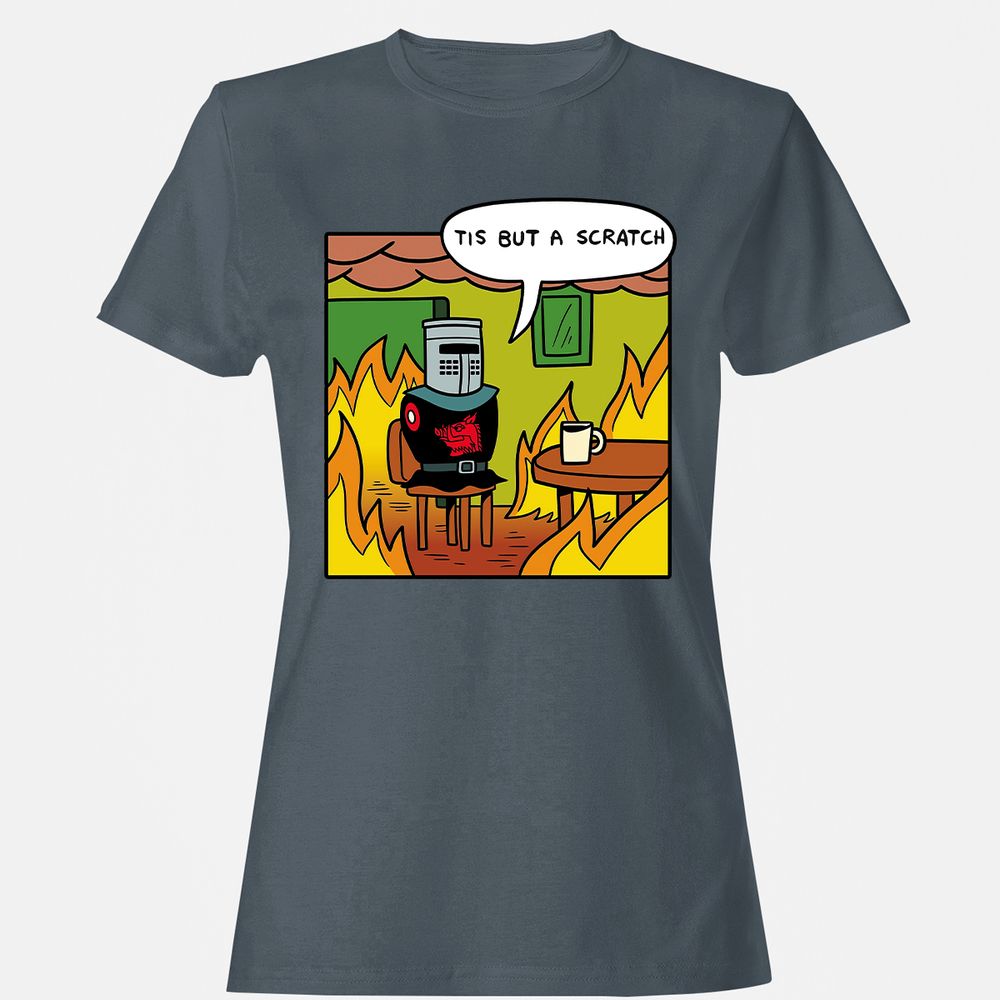 Women's T-Shirt - FF7MW3MK - Charcoal - 3