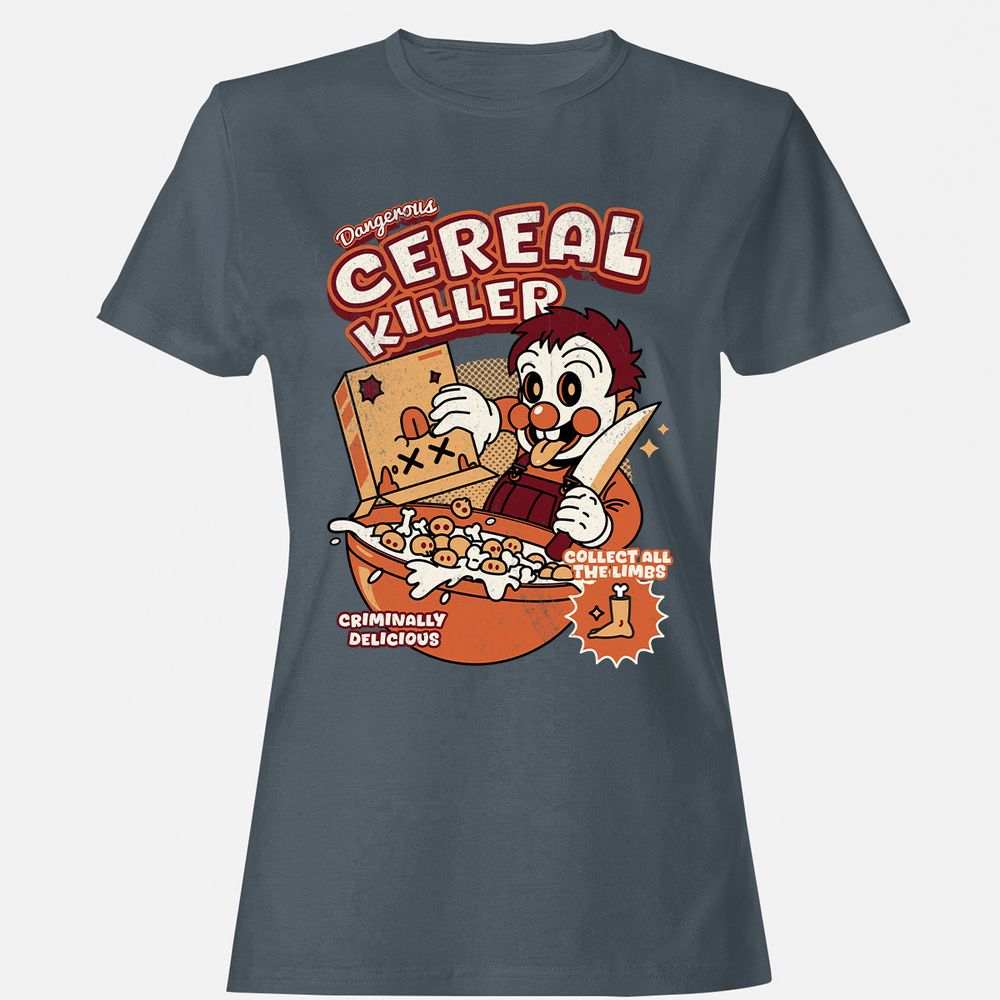 Women's T-Shirt - FD3CKEHZ - Charcoal - 3